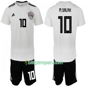 Billige Fotballdrakter Egypt M. Salah 10 Barn VM 2018 Bortedraktsett